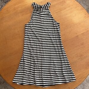 Express Black & White Stripe Dress